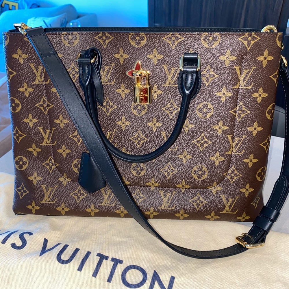 Louis Vuitton flower tote Mng noir